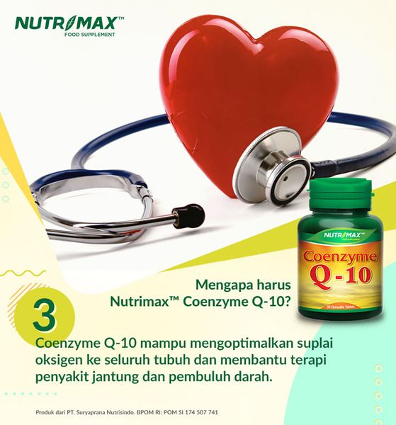 Nutrimax Coenzyme Q-10 30 Tablet Kunyah Mengoptimalkan Pembentukan Energi - 5