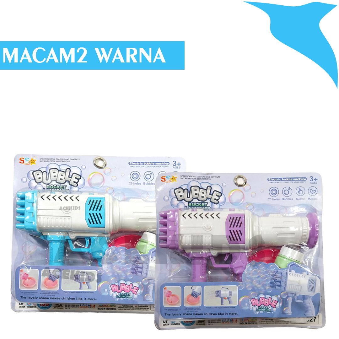 Mainan Gelembung Bubble Gun atau Pistol Peniup Gelembung Murah Original - SS1527 - 2