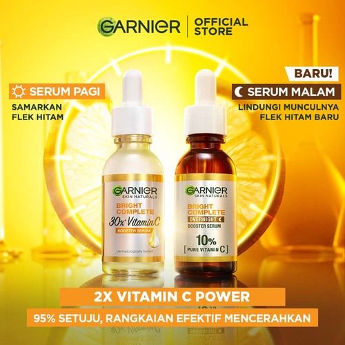 Garnier Bright Complete Booster Serum+Overnight Serum - 2