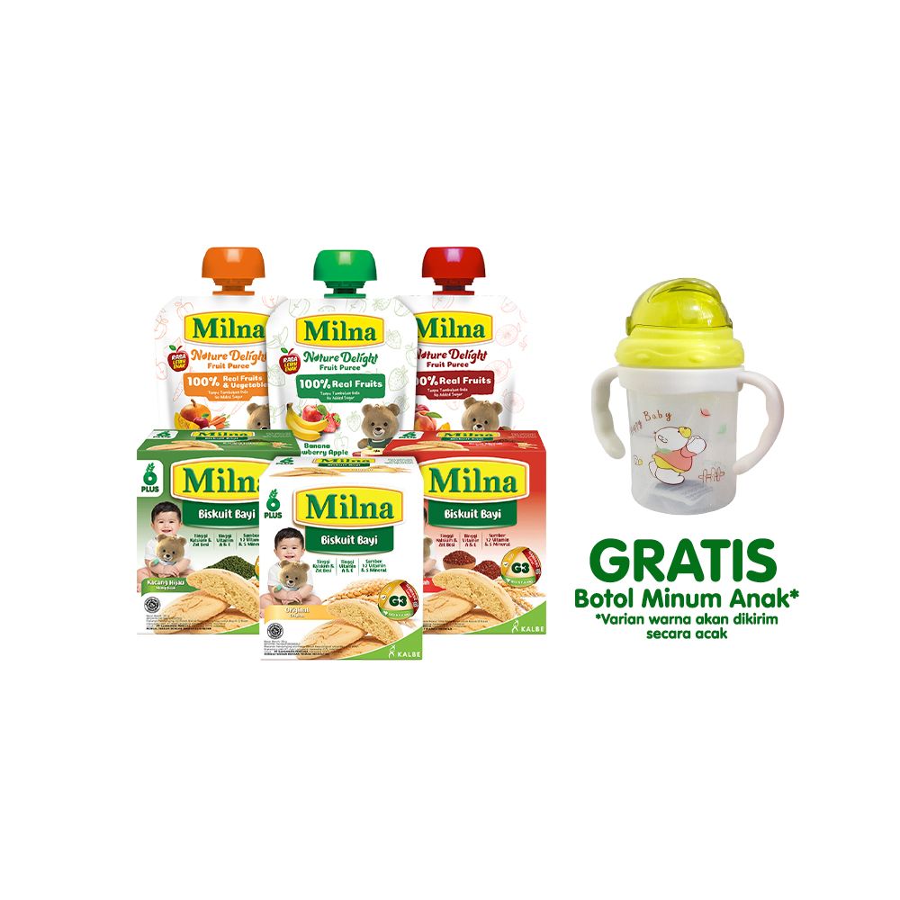 Bundle Snack Milna 6+ Free Botol Minum Anak - 2