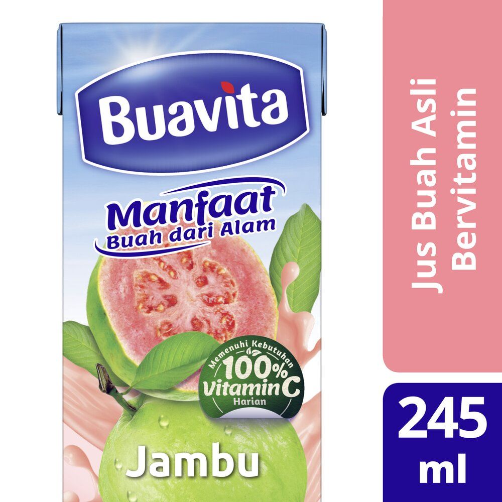 Buavita Juice Guava 250Ml - 1 Karton - 1