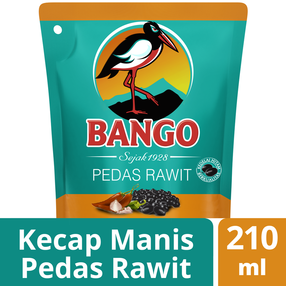 Bango Kecap Manis Pedas 210Ml - 1 Karton - 1