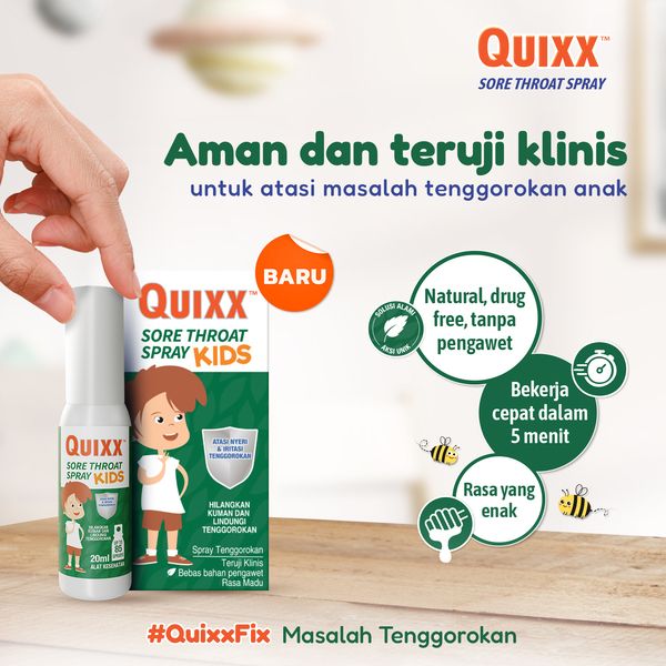 Quixx Sore Throat Spray Kids - 3