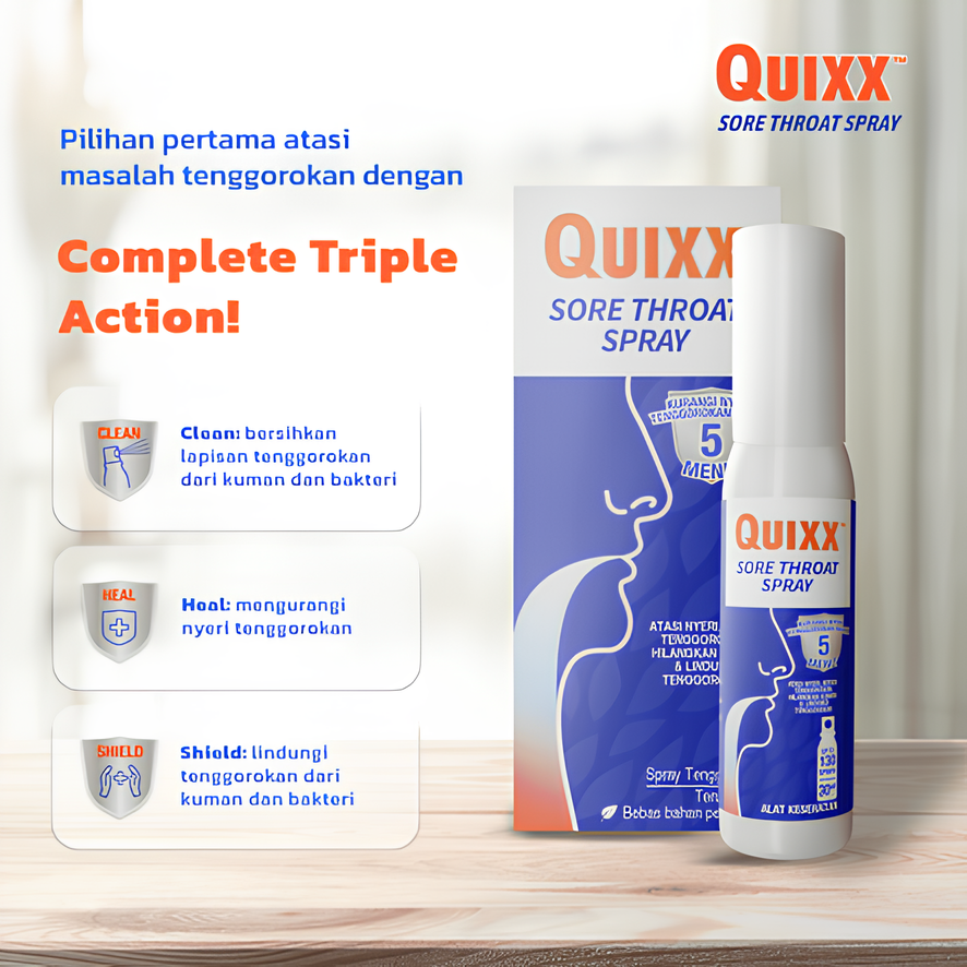 Quixx Sore Throat Spray - 2