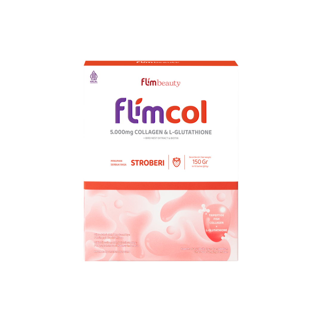 FLIMBEAUTY Flimcol 5000mg Collagen Tripeptide - 1 box (isi 10) - 1