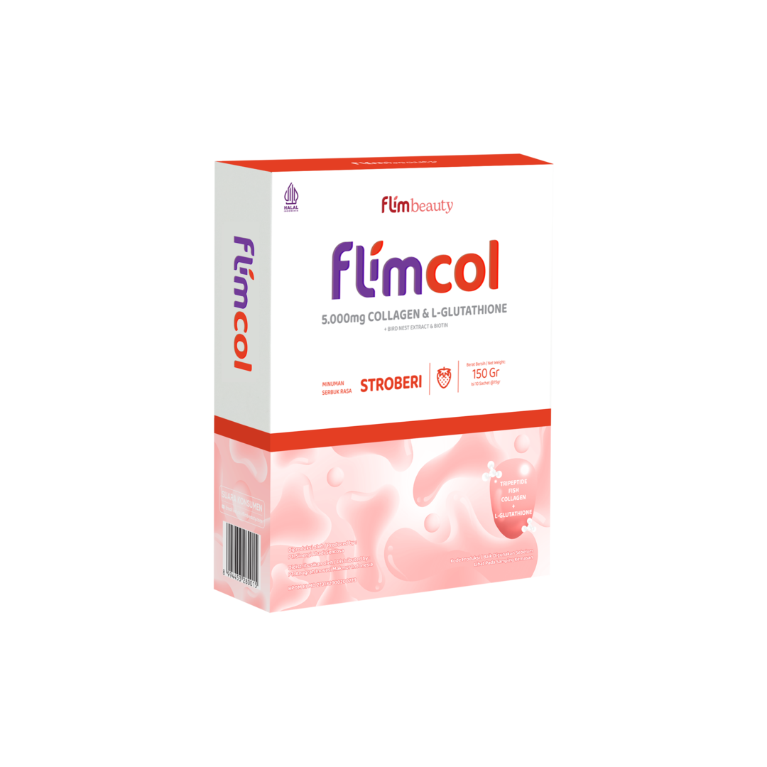 FLIMBEAUTY Flimcol 5000mg Collagen Tripeptide - 1 box (isi 10) - 2