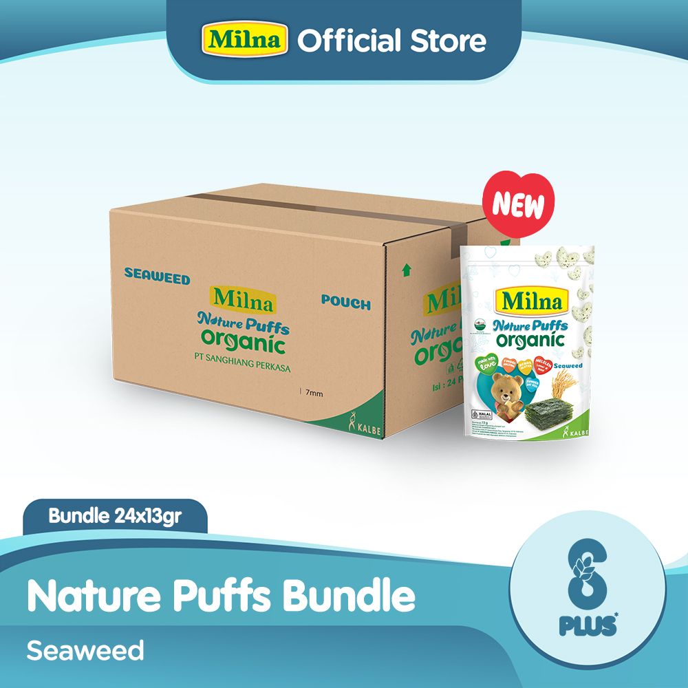 Bundle Carton Milna Puffs Seaweed (isi 24) - 1