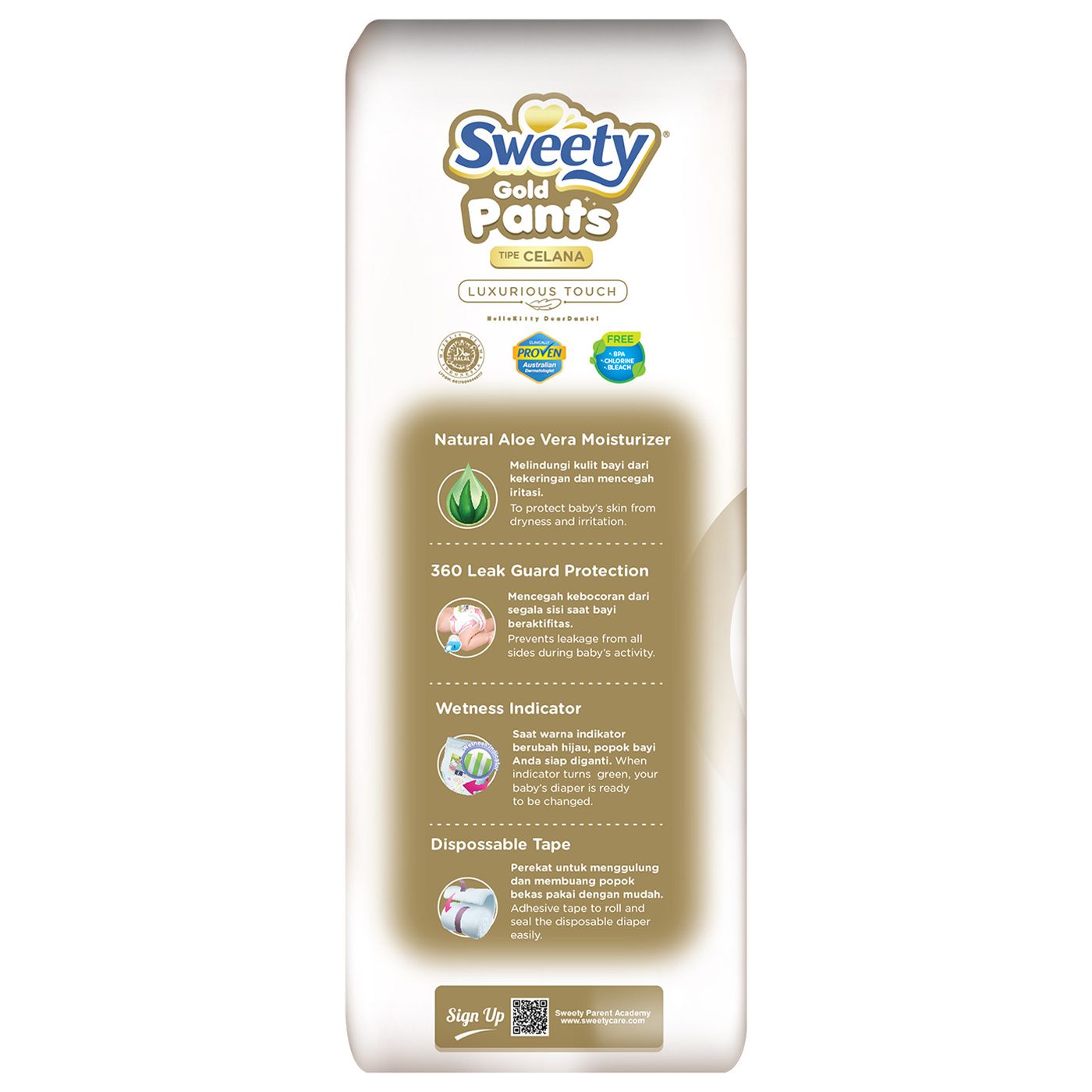 Sweety Pantz Gold Regular Pack S 36 - 4