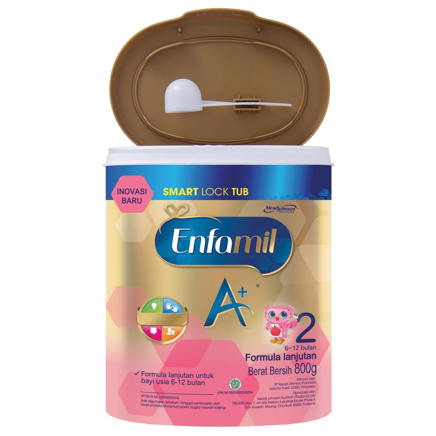 Enfamil A+2 Susu Formula Bayi - Plain - 800g - 3