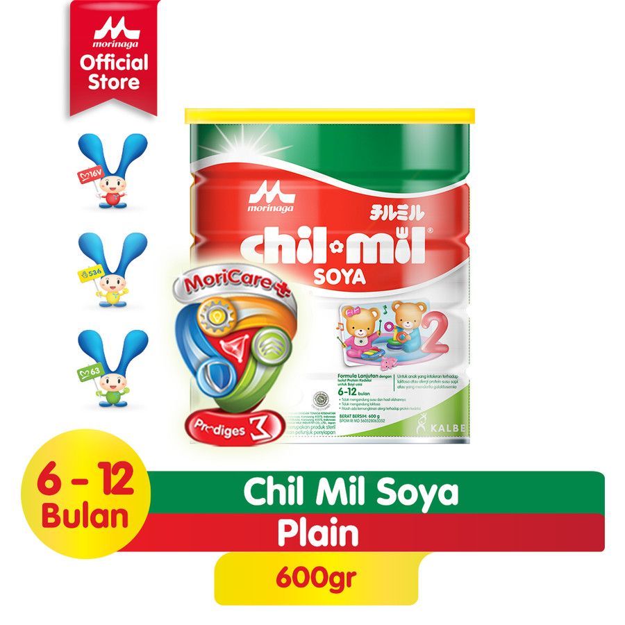 Morinaga Chil Mil Soya 600g - Susu Formula Bayi untuk Bayi Alergi - 1