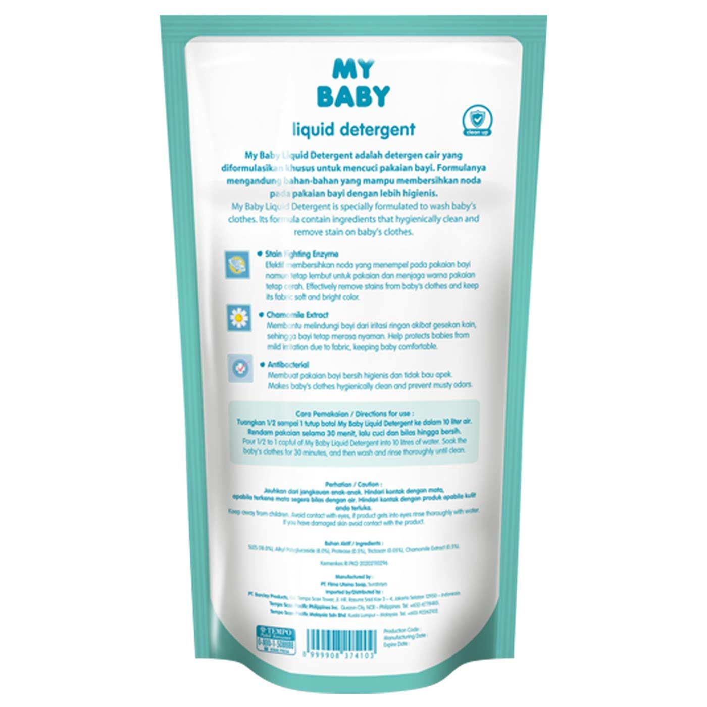 My Baby Liquid Detergent 450ml Refill - 3