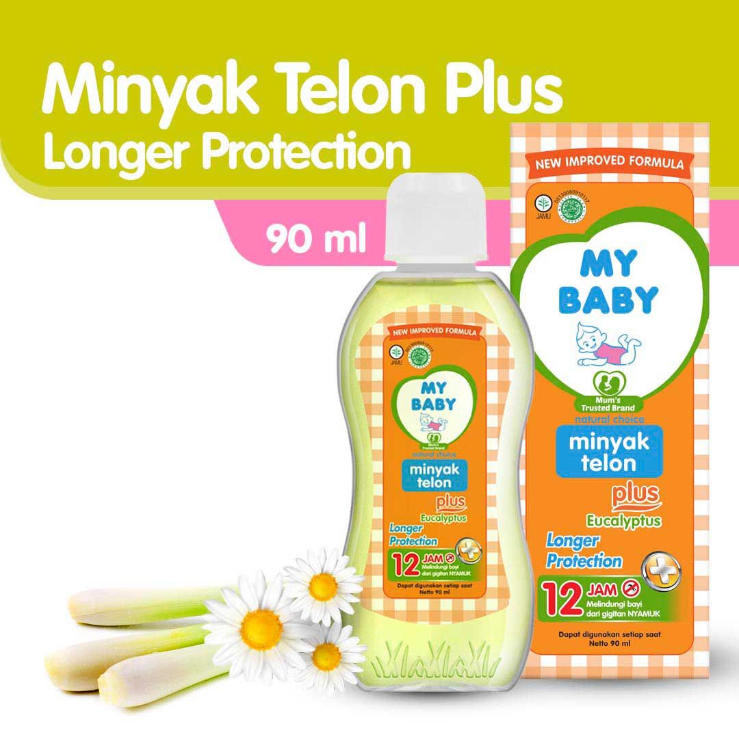 My Baby Minyak Telon Plus Longer Protection 90ml - 1