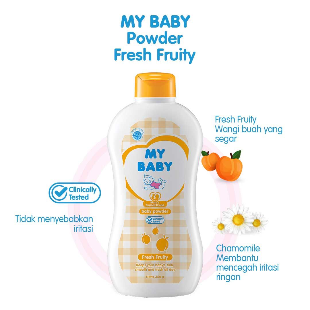 My Baby Powder 350gr Extra Fresh Fruity - 5