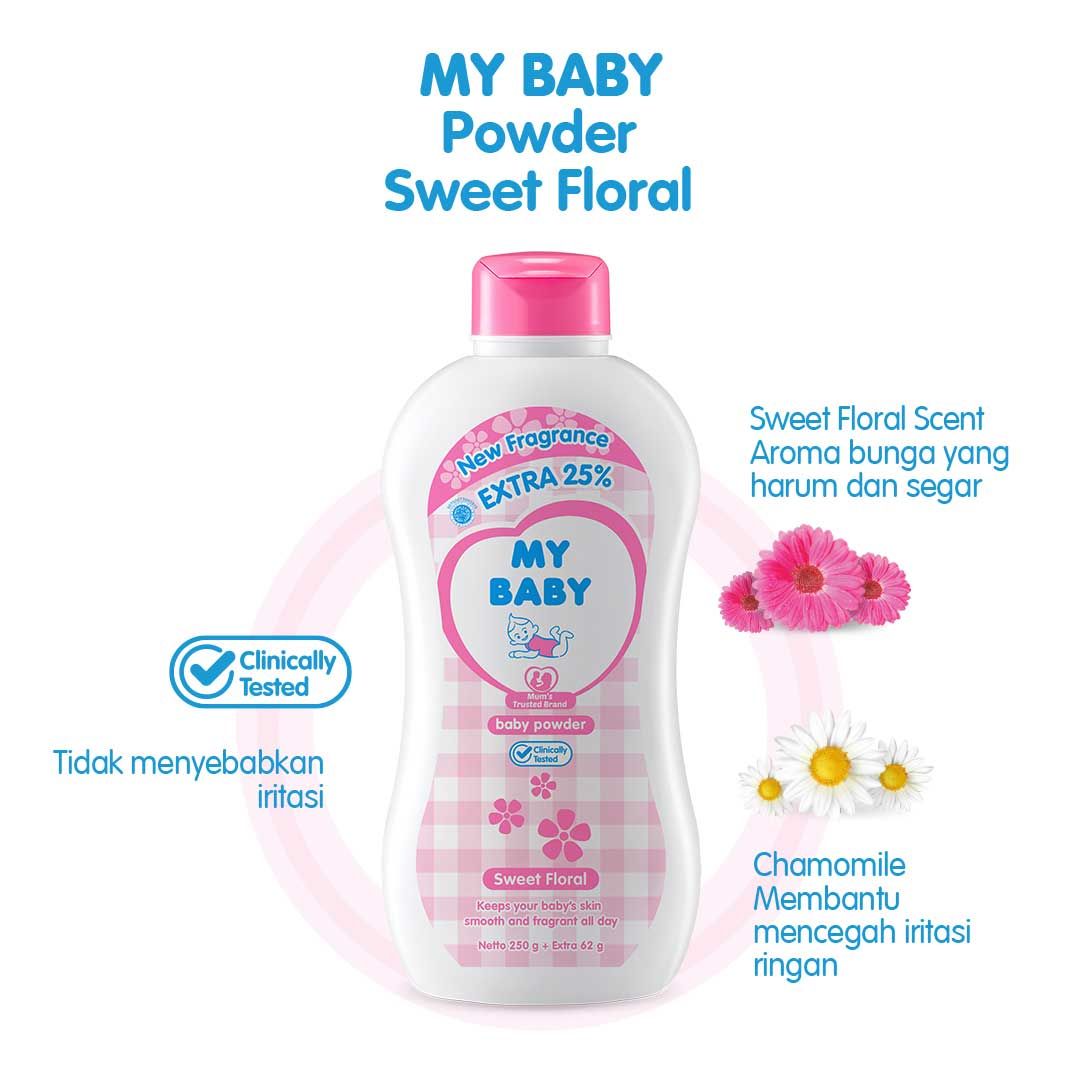 My Baby Powder Sweet Floral 350gr - 5