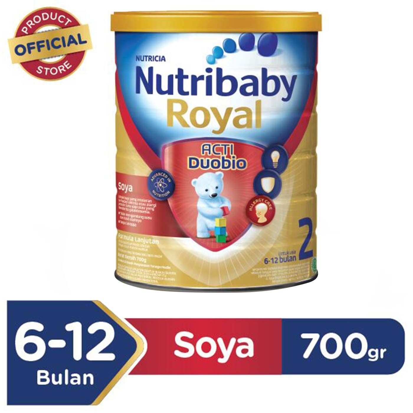 Nutribaby Royal Soya 2 700gr Tin - 1