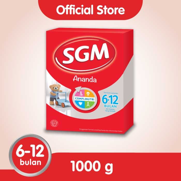 SGM Ananda 2 (6-12 Bulan) Formula Bayi Bubuk 1000gr - 1