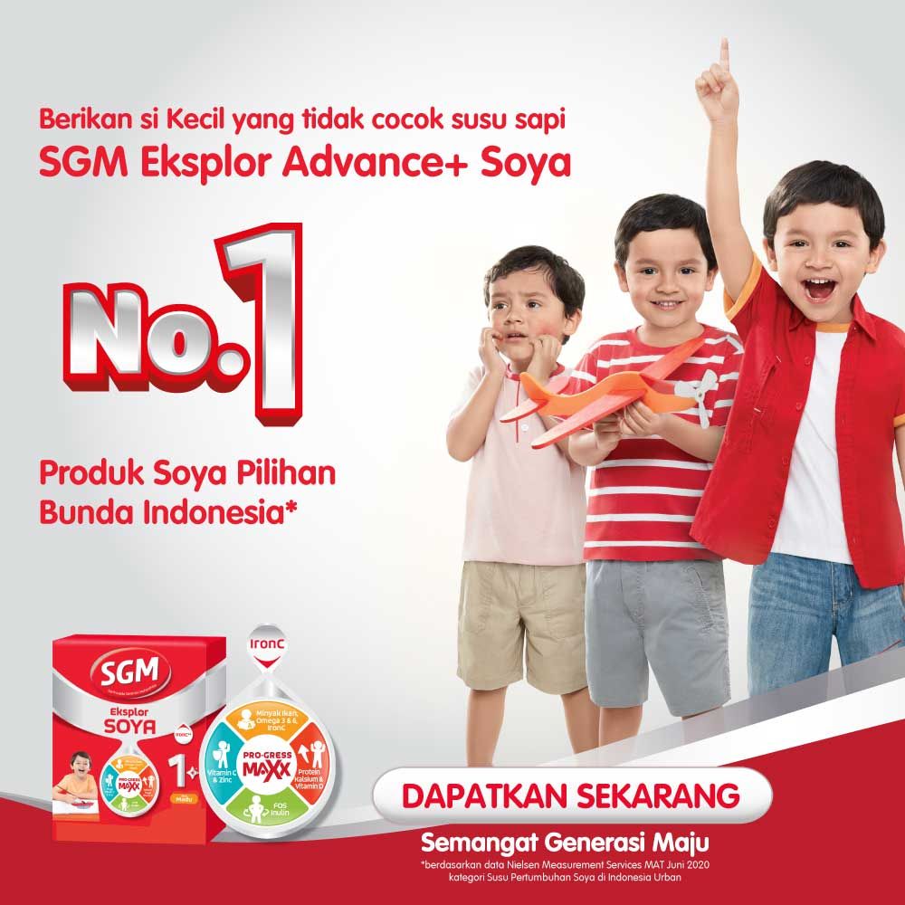 SGM Eksplor Soya 1+ Pro-GressMaxx  Formula Pertumbuhan Madu 700GR - 5