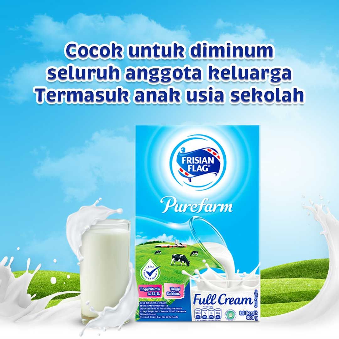 Frisian Flag Purefarm Fullcream 800gr - 4