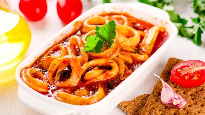Resep Sotong Asam Manis