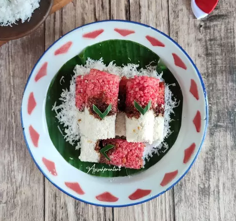 Resep Kue Putu Merah Putih