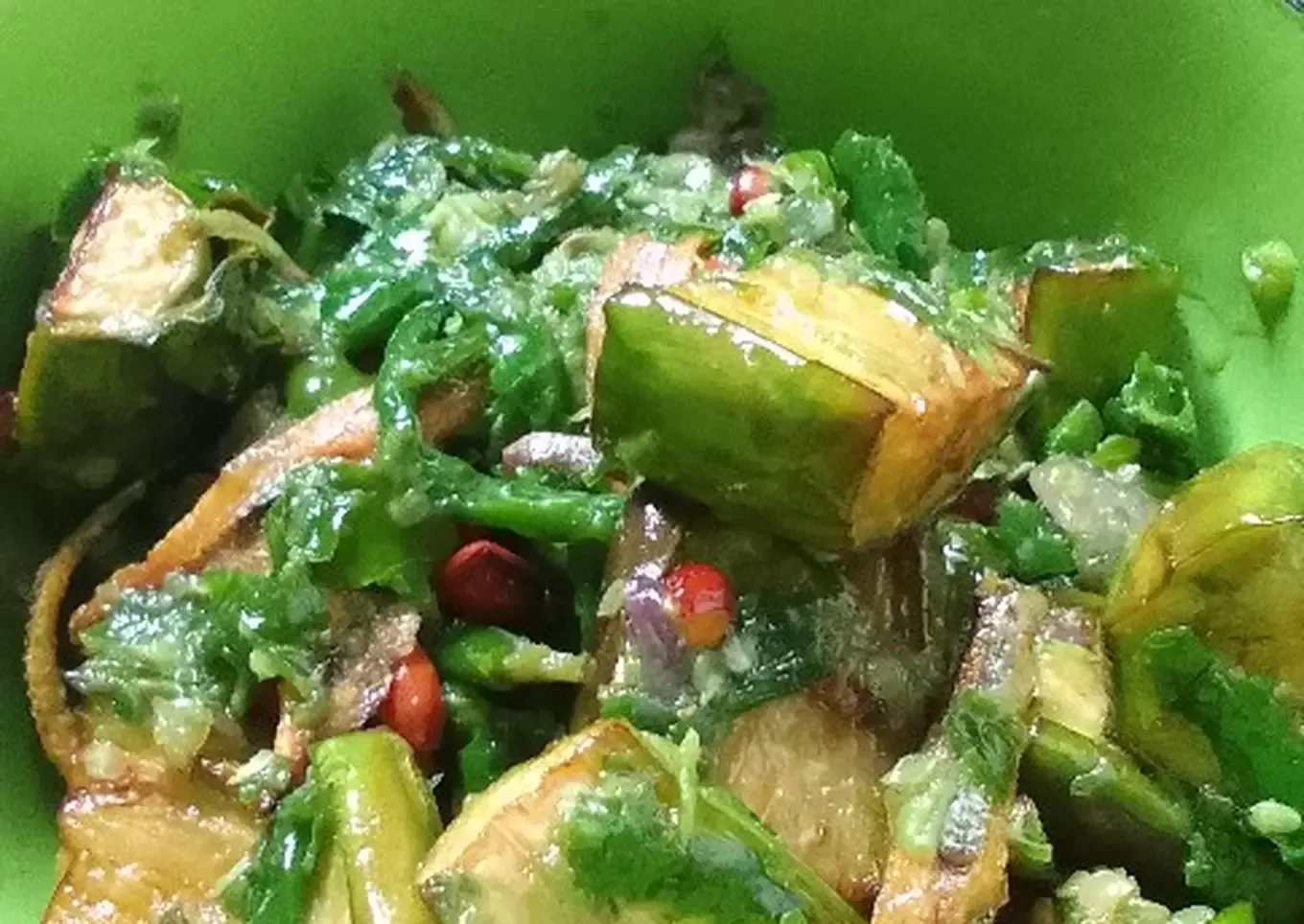 Resep Terong Balado Cabai Hijau