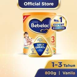 Bebelac 3 Vanila Susu Pertumbuhan Bubuk 800 GR