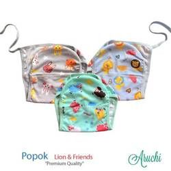 Aruchi Baby Cloth Diapers Isi 3 Motif (Popok Tali) Motif Lion&Friends