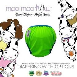 Moo Moo Kow Reusable Swim Diaper - green Apple