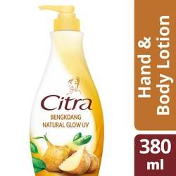 Citra Hand Body Lotion Natural Glow 380Ml - Hand Body Lotion Glowing
