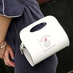 Tas selempang Mini Motif Ice Cream Putih