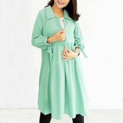 Mooimom Sleeves Rope Top - Atasan Baju Hamil & Menyusui - Hijau