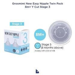 Grosmimi New Easy Nipple Twin Pack - Stage 3