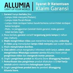 Allumia 24 Watt Lampu Bohlam LED Bulb 6500k Putih (Cool White)