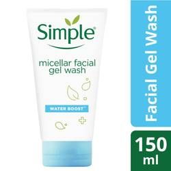 Simple Water Boost Micellar Facial Gel Wash 150Ml
