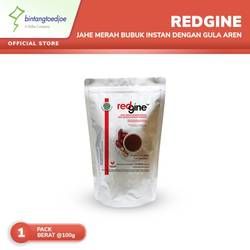 Jahe Merah Bubuk Instan dengan Gula Aren - Redgine (100 gram)