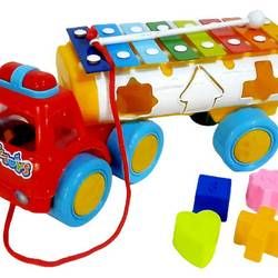 Mainan Anak Xylophone Truck Au 01 Bentuk Truk / Kulintang Baby