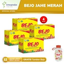 Bejo Jahe Merah 4 Pack (48 sachet) FREE Tumbler Bejo
