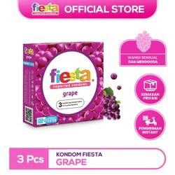 Kondom Fiesta Grape - 3 Pcs