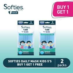 Buy 1 Get 1 Softies Daily Mask Kids 5s