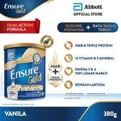 Ensure Gold HMB Vanila 380 g - Nutrisi Dewasa Rendah Laktosa