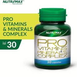 Nutrimax Pro Vitamins dan Minerals Complex Tablet Multivitamin Vitamin dan Kalsium