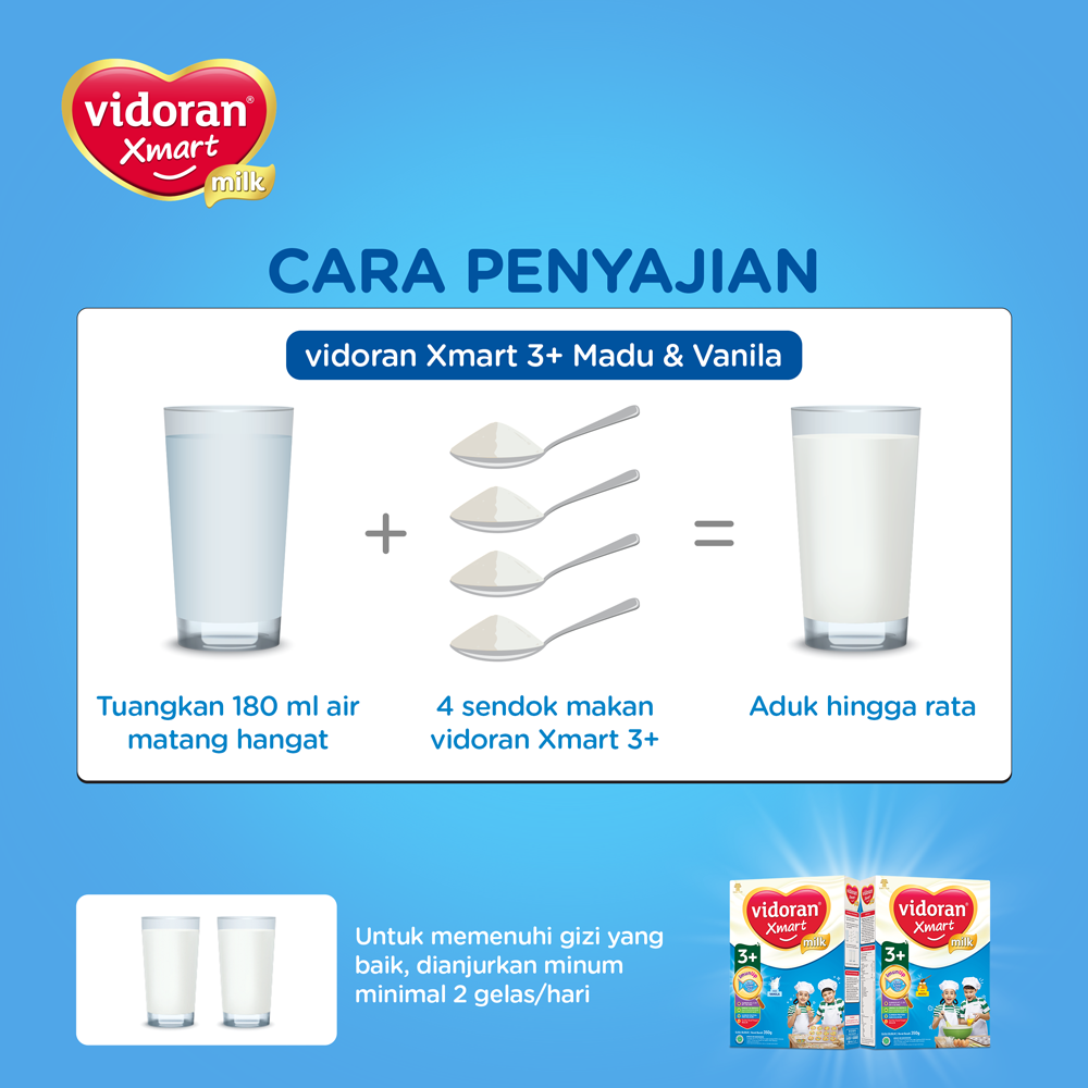 Vidoran Xmart 3+ Madu 700gr - 3
