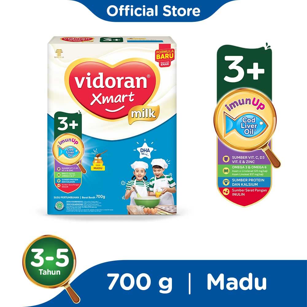 Vidoran Xmart 3+ Madu 700gr - 1
