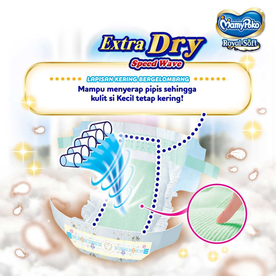 MamyPoko Tape Royal Soft M 72 - 4