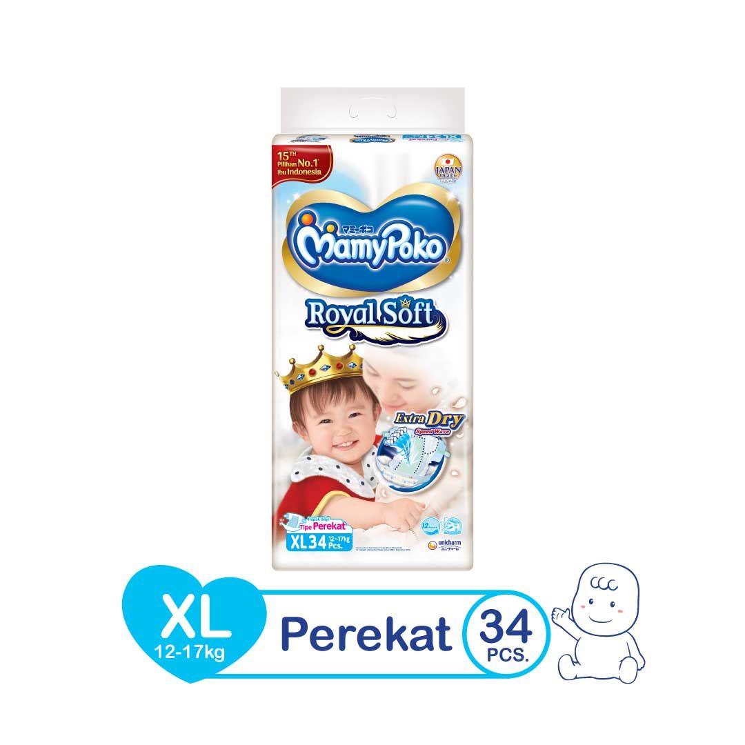 MamyPoko Tape Royal Soft XL 34 - 1