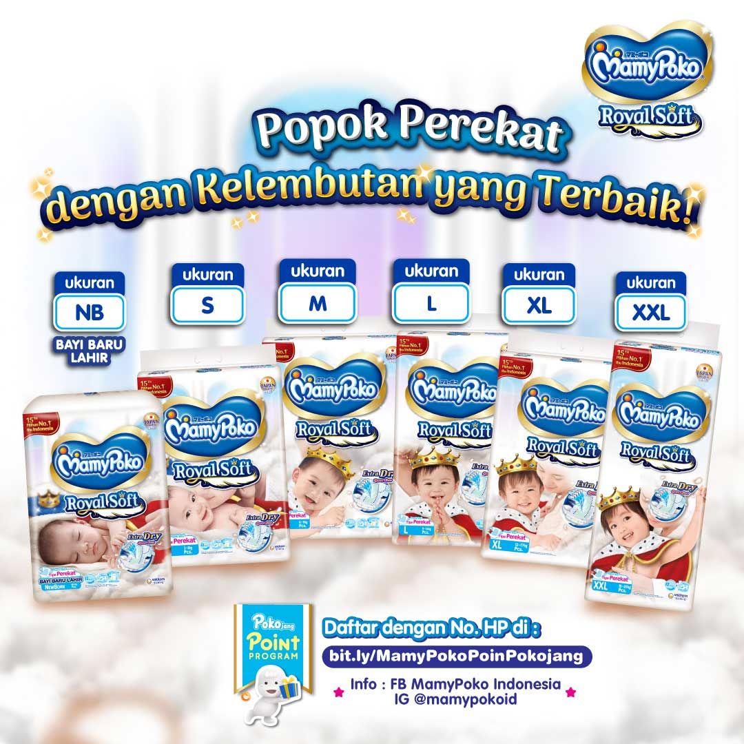 MamyPoko Tape Royal Soft XL 34 - 5
