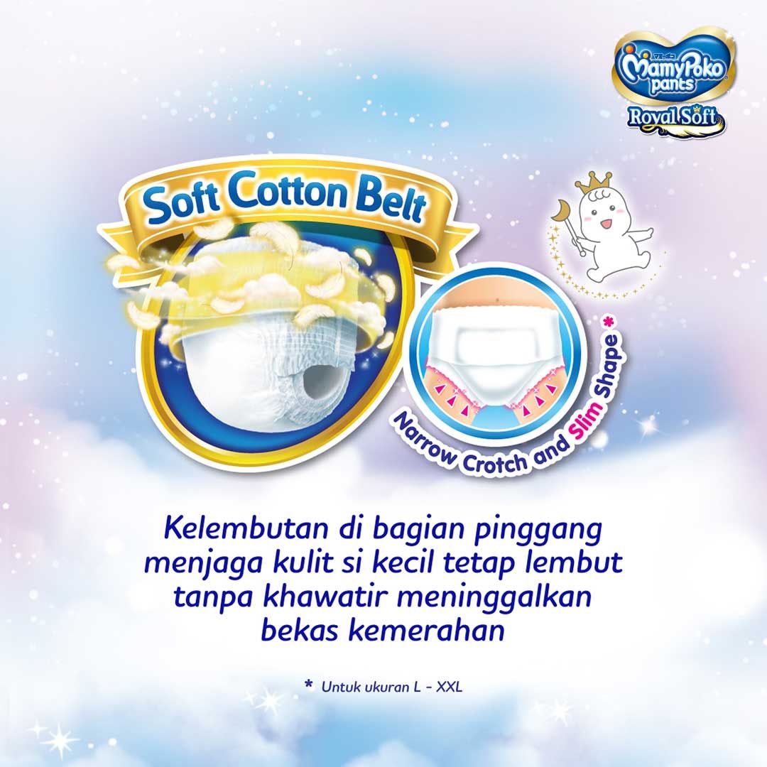 MamyPoko Pants Royal Soft L 52 Girls - 3