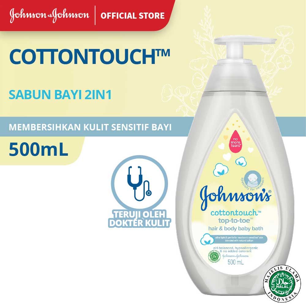 Body Wash 500ml Johnson's Cotton Touch Wash JOHNSON'S Cotton