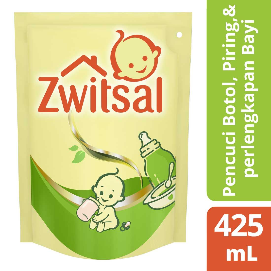 Zwitsal Baby Bottle Cleaner 425ml - 1