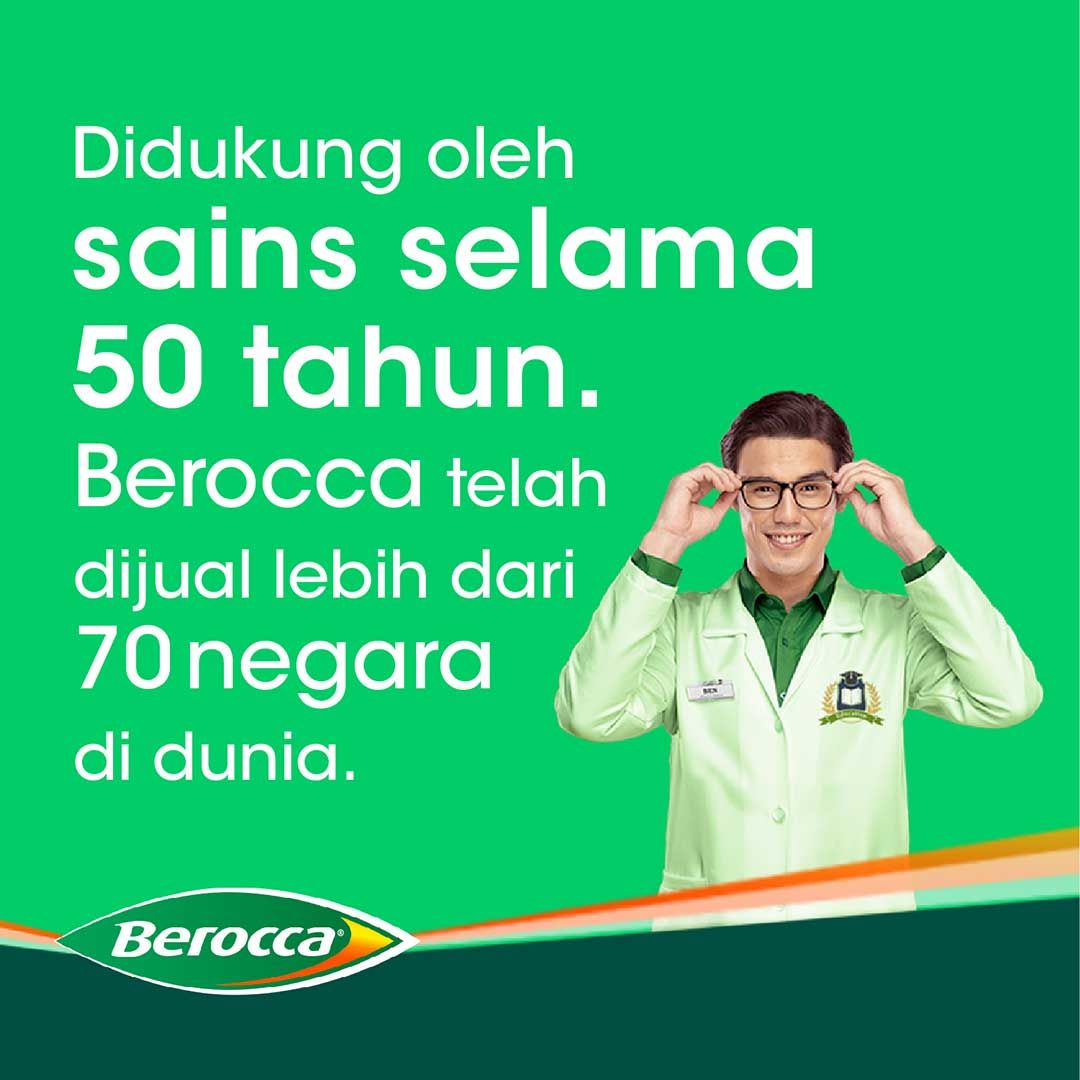 Berocca Multivitamin B kompleks Rasa Jeruk 10 Tablet - 5